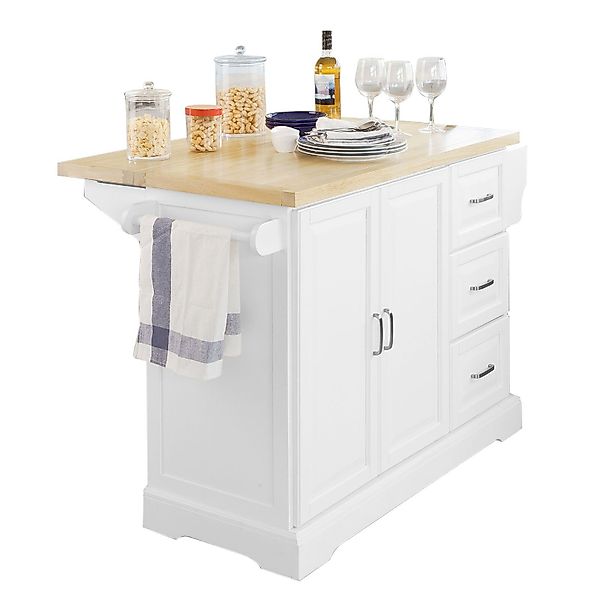 SoBuy Küchenwagen FKW41, Küchenschrank Sideboard Kücheninsel günstig online kaufen