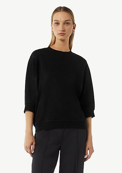 comma 3/4 Arm-Pullover Sweatshirt Sweatshirt mit Fledermausärmeln und schim günstig online kaufen