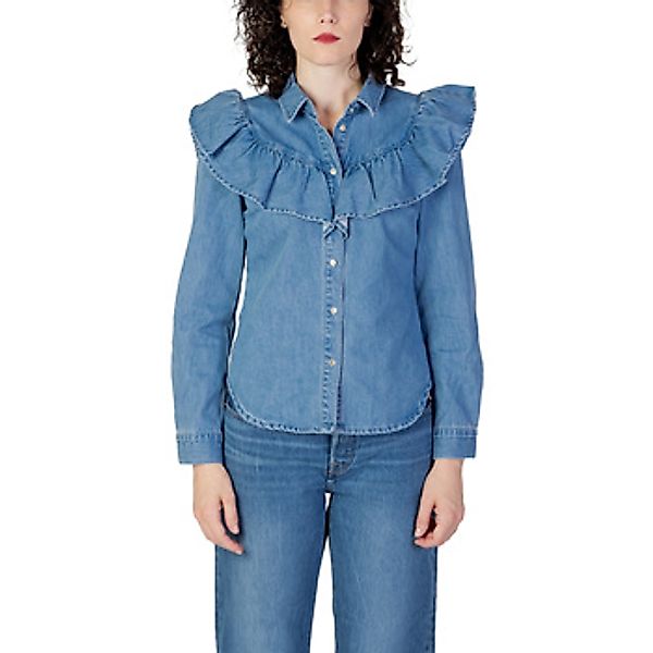 Only  Blusen ONLINDIGO LIFE LS FRILL DB DNM QYT 15297988 günstig online kaufen