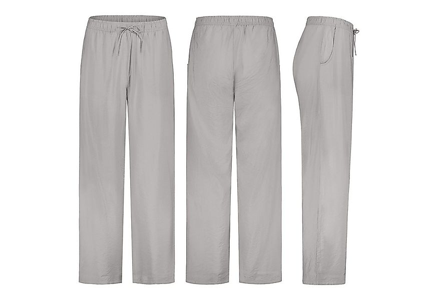 SUBLEVEL Chinos Damen Luftige Sommerhose Freizeit Weit geschnitten Stoffhos günstig online kaufen