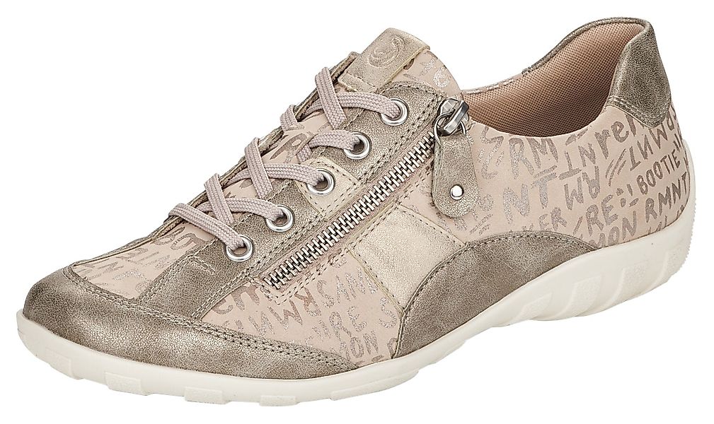 Remonte Schnürschuh mit feinem Metallic-Schimmer, Freizeitschuh, günstig online kaufen