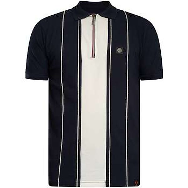 Trojan  Poloshirt Polohemd mit Kettenstich-Reißverschluss und Piqué-Einsatz günstig online kaufen