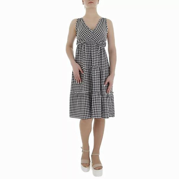 Ital-Design Sommerkleid Damen Freizeit Stufenkleid (85941365) Volants Karie günstig online kaufen