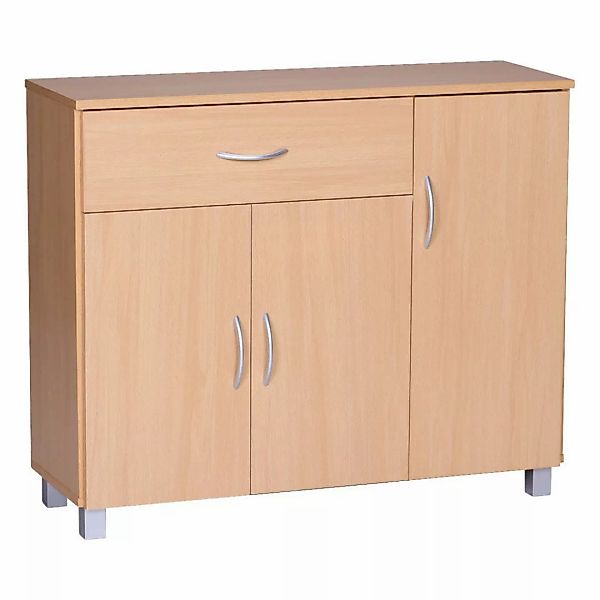 Sideboard buche Nachbildung silber B/H/T: ca. 90x75x30 cm günstig online kaufen