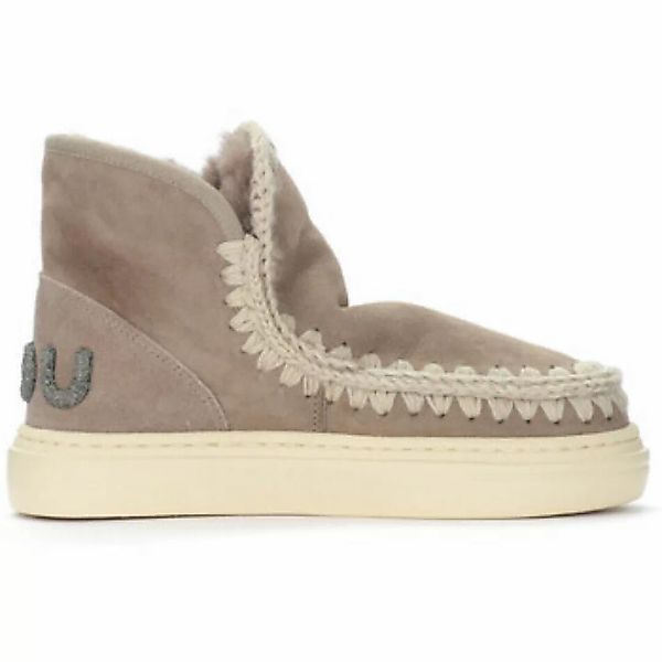 Mou  Ankle Boots Sneaker Stiefel Eskimo Bold grau mit Glitzerlogo günstig online kaufen