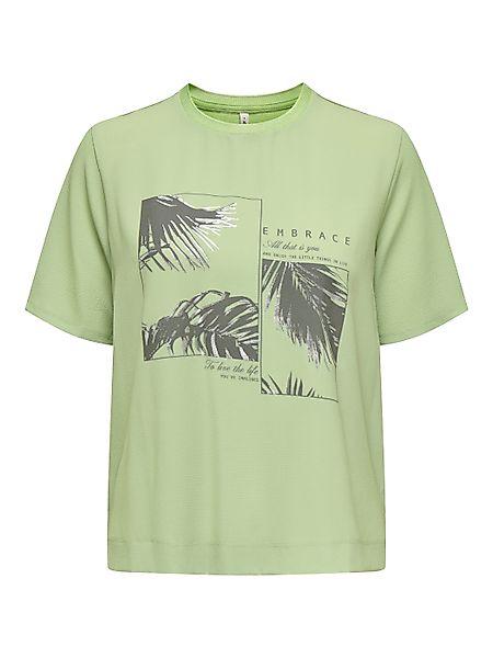 ONLY Kurzarmshirt ONLNEWFLORA S/S ART O-NECK günstig online kaufen