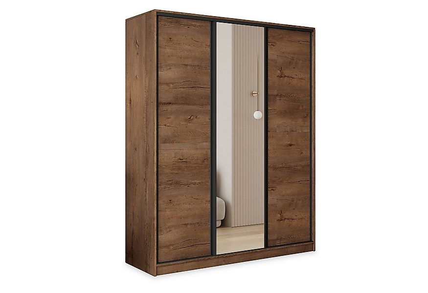 Masseno Schwebetürenschrank TARI Kleiderschrank mit Spiegel und Schubladen günstig online kaufen