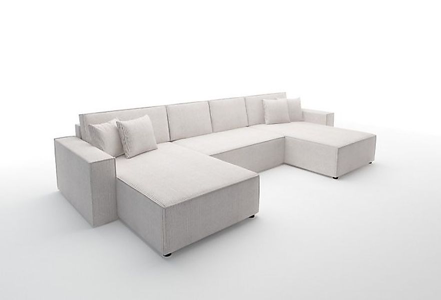 storez24 Wohnlandschaft U-Form Ecksofa Metz, viel Stauraum günstig online kaufen