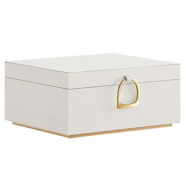 SONGMICS Schmuckkasten Schmuckbox Schmuckaufbewahrung, 2 Ebenen, günstig online kaufen