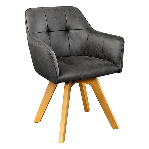 riess-ambiente Esszimmerstuhl LOFT antik grau / günstig online kaufen