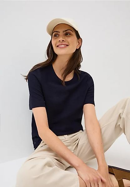 Bouclé Slub Shirt günstig online kaufen
