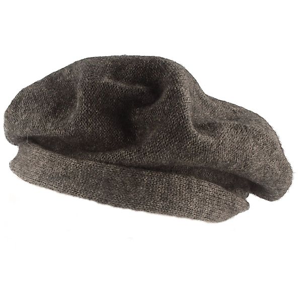 Kopka Strickmütze Steg-Baskenmütze aus reinem Cashmere günstig online kaufen