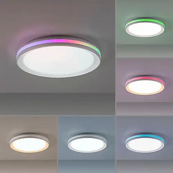 Leuchten Direkt Deckenleuchte »RIBBON«, LED, CCT - dimmbar über Fernbedienu günstig online kaufen