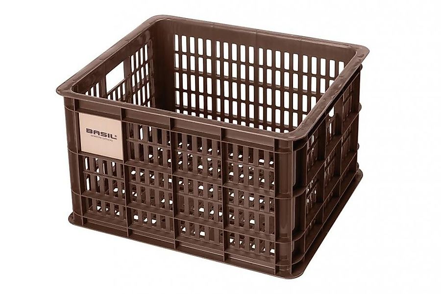 Basil Fahrradkorb Basil Fahrradkasten Crate M braun 45x35x25 cm günstig online kaufen