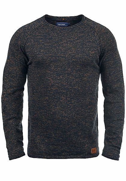 Blend Strickpullover "BHDan", Stilvoller Strickpullover mit aufgerollten Sä günstig online kaufen