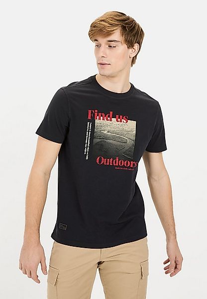 camel active Print-Shirt aus Organic Cotton Kurzarm Rundhals günstig online kaufen