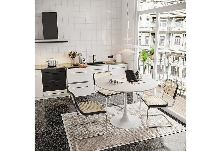 IDEASY Esstisch Runder Esstisch, Durchmesser 120cm, Runder Küchentisch (120 günstig online kaufen