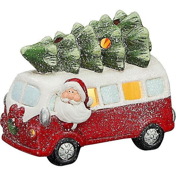 CEPEWA Dekofigur Bus mit Weihnachtsbaum, aus günstig online kaufen