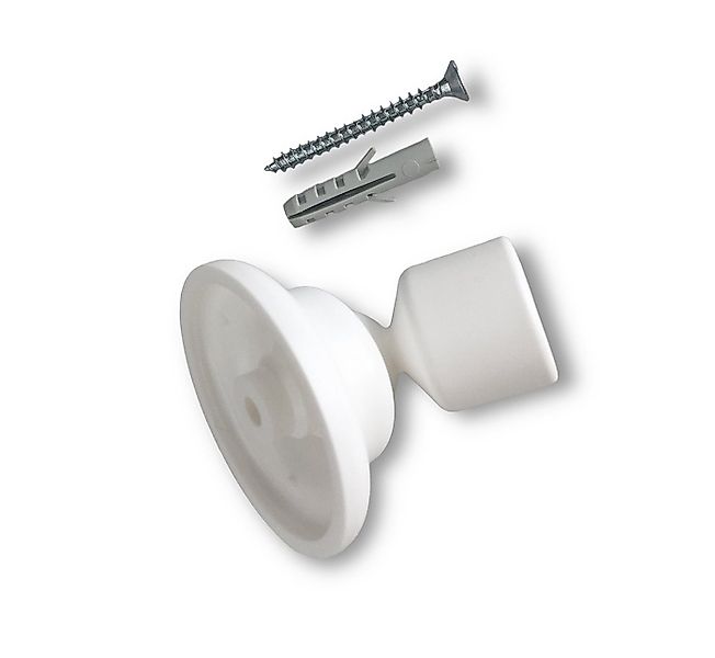 nodeko Wandbefestigung Schrägwandhalter weiß, Adapter, für Duschvorhangstan günstig online kaufen