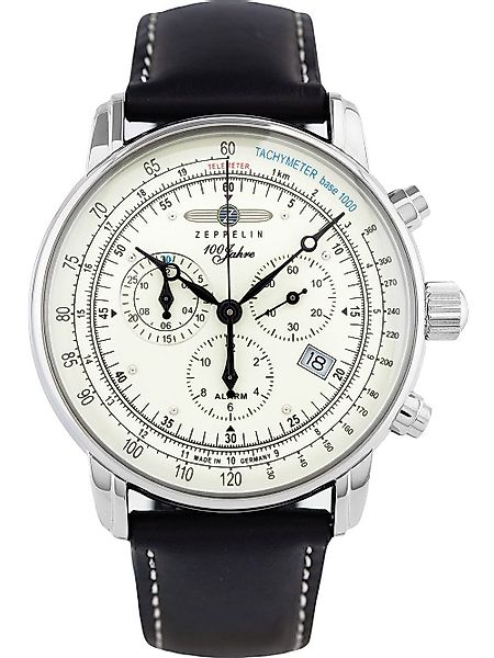 ZEPPELIN Quarzuhr Zeppelin 8680-3 Alarm Chronograph günstig online kaufen