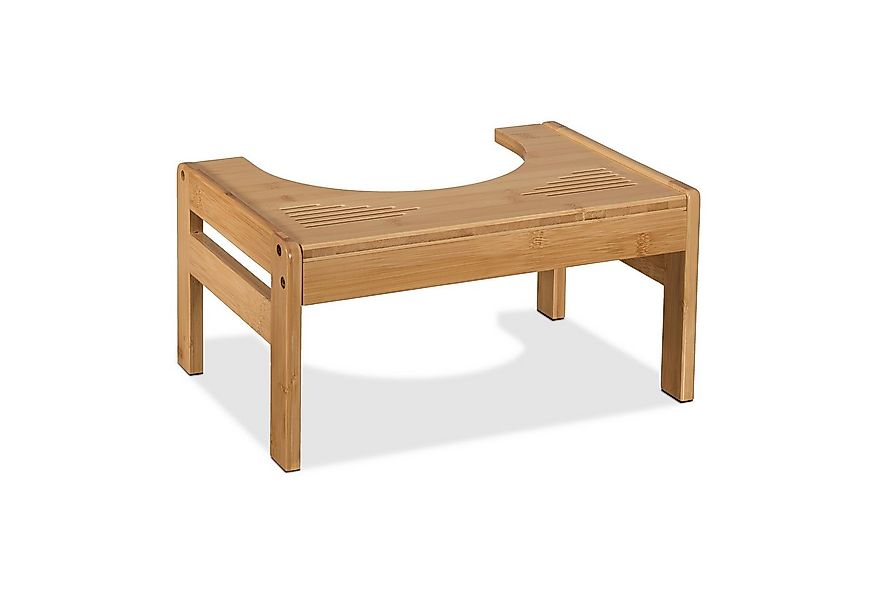 relaxdays Badhocker Toilettenhocker aus Bambus (1 St) günstig online kaufen