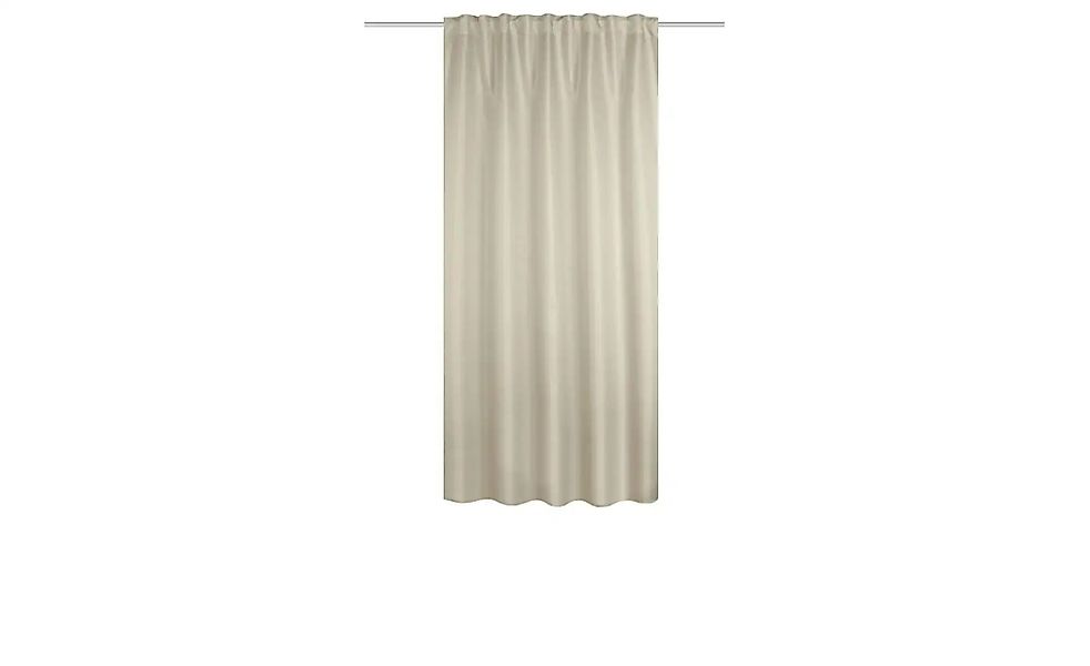 HOMEbasics Verdunklungsschal   ¦ beige ¦ Maße (cm): B: 135 H: 175 Gardinen günstig online kaufen