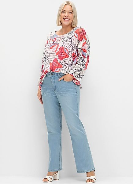Sheego Bequeme Jeans Bootcut-Jeans günstig online kaufen