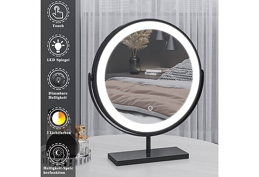 Aica Sanitär Kosmetikspiegel Kosmetikspiegel Schminkspiegel Tischspiegel Di günstig online kaufen