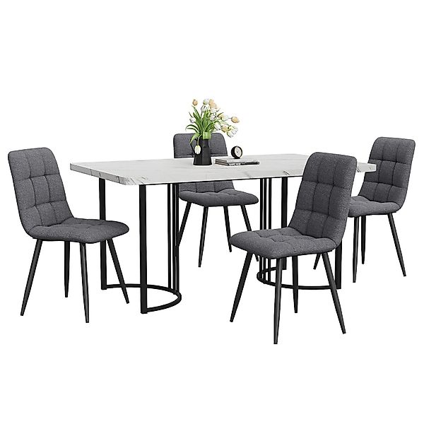 Flieks Essgruppe, (Set, 5-tlg., 140×80cm Tischplatte), günstig online kaufen