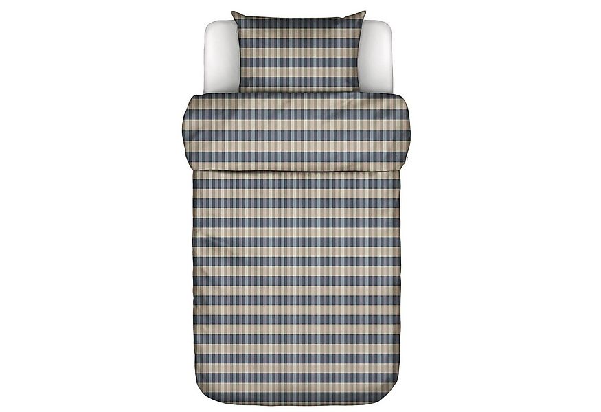 Essenza Bettwäsche Hillan Forest Green, Flanell, 2 teilig, Kariert, flausch günstig online kaufen