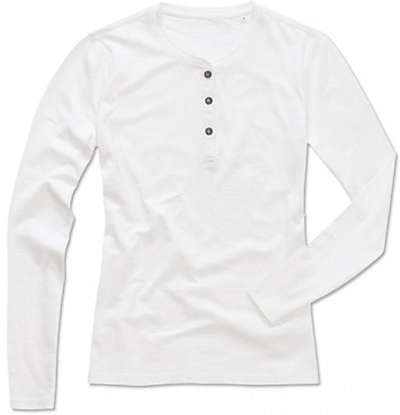 Stedman Langarm-Poloshirt Damen Sharon Henley Long günstig online kaufen
