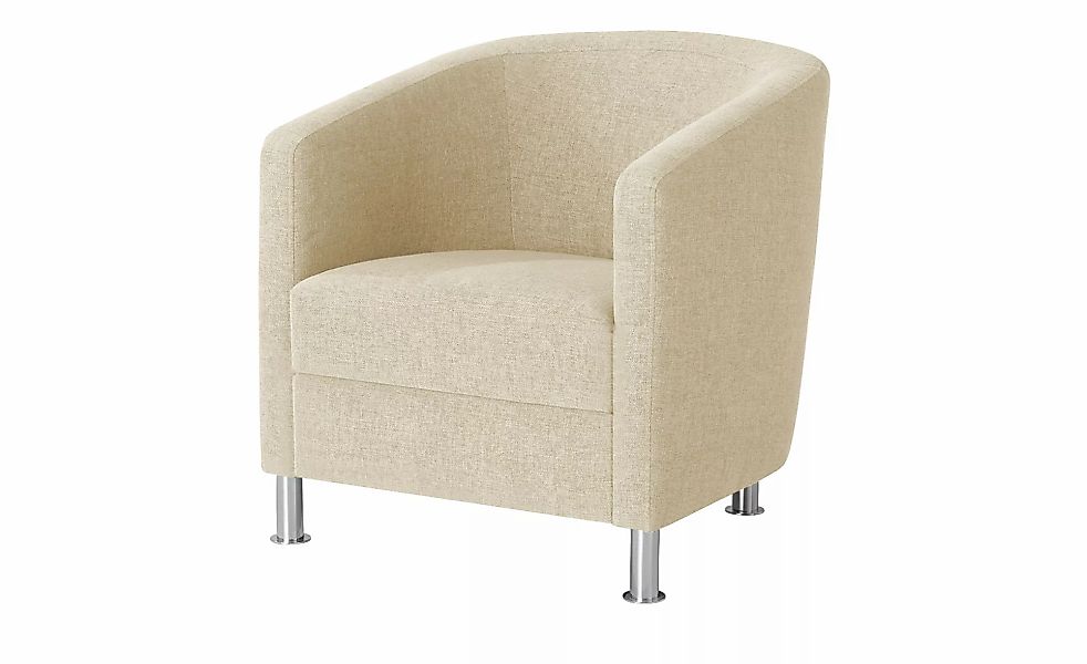 Sessel aus Flachgewebe Koblenz ¦ beige ¦ Maße (cm): B: 69 H: 75 T: 76.0 Pol günstig online kaufen