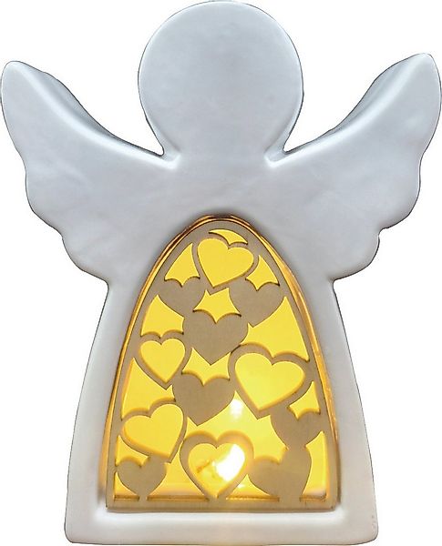 Trend Line Dekofigur TrendLine Keramikengel Keramik 15 x 5,5 x 18 cm günstig online kaufen