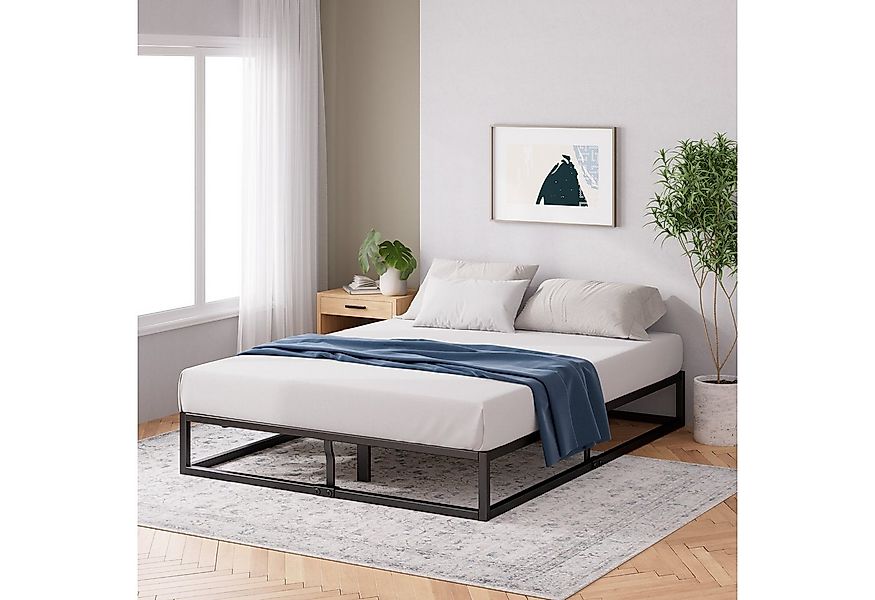 ZINUS Bettgestell Joseph Moderner Design Bettrahmen mit integriertem Holzla günstig online kaufen