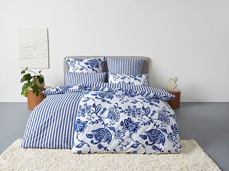 andas Bettwäsche "Nordby" 2 Stk. tlg. Bettwäsche aus Baumwolle, skandinavis günstig online kaufen