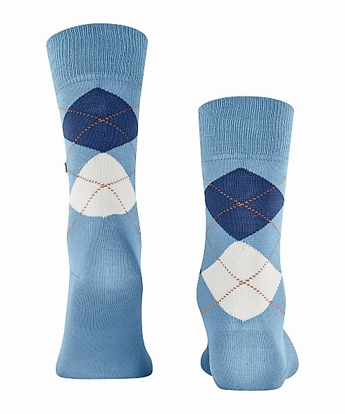 Burlington Manchester Herren Socken, 46-50, Blau, Argyle, Baumwolle, 20182- günstig online kaufen