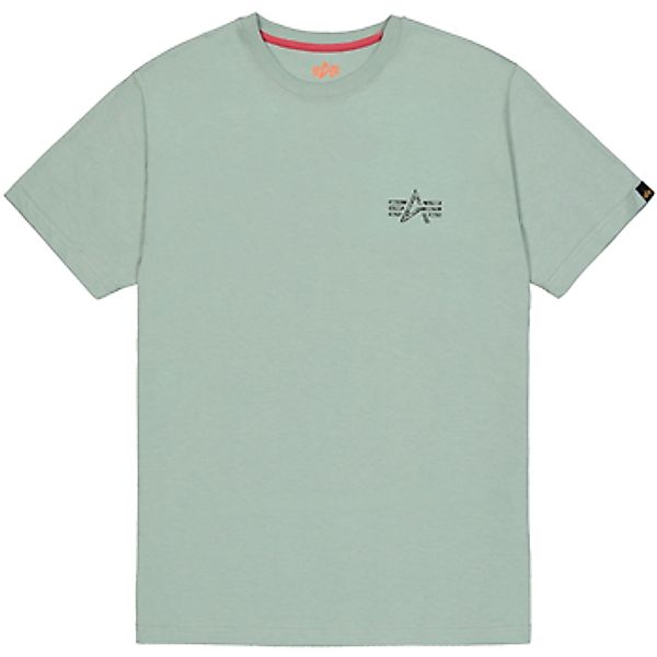 Alpha Industries  T-Shirt Signature Backprint T-Shirt - frost green günstig online kaufen