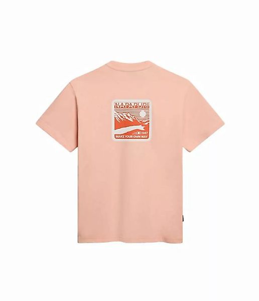 Napapijri T-Shirt Napapijri Unisex T-Shirt Gouin pink salmon L günstig online kaufen