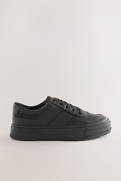 Next Signature Leder-Schnürsneaker mit Profilsohle Sneaker günstig online kaufen