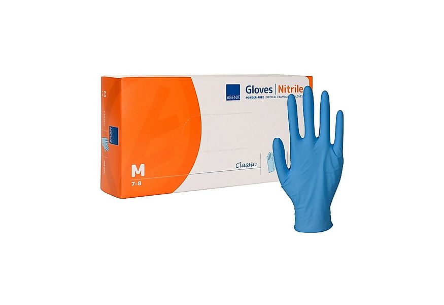 ABENA GmbH Nitril-Handschuhe Abena - Einmalhandschuhe - Nitril Puderfrei in günstig online kaufen