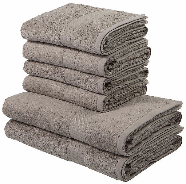 my home Handtuch Set Juna, 6-tlg., günstig online kaufen
