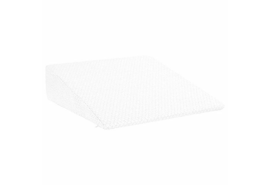 vidaXL Kopfkissen Keil Kopfkissen Uni Weiß 69 x 64 x 19 cm Viscoschaum, Bez günstig online kaufen