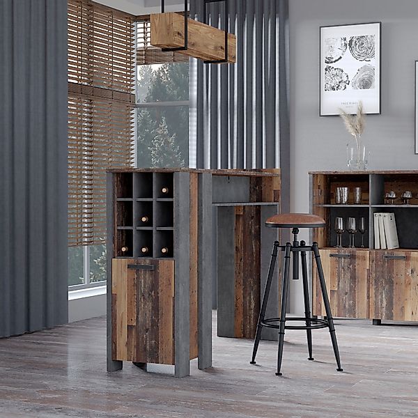 FORTE Barschrank "Clif" Breite ca. 151 cm günstig online kaufen