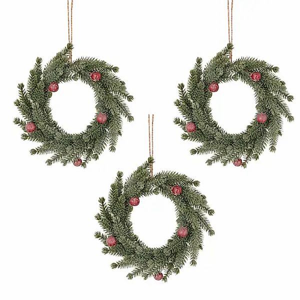 Creativ green Kunstkranz »Tannenkranz« mit Frost-Optik günstig online kaufen