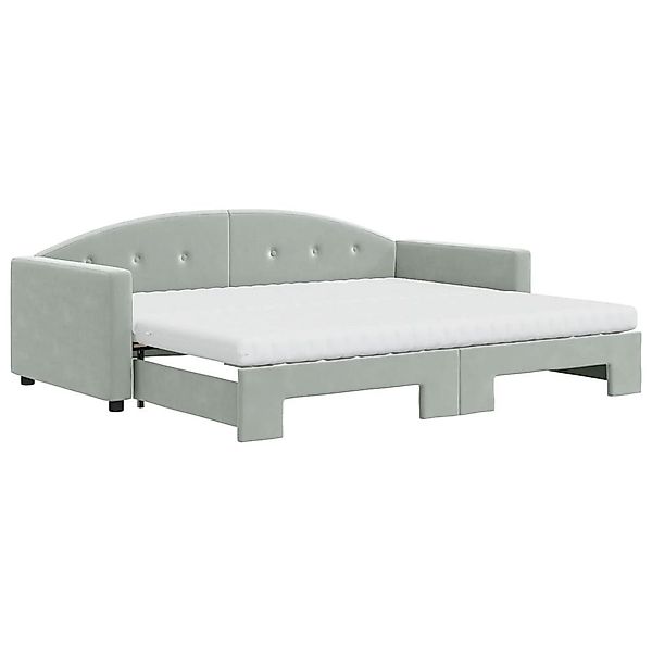 vidaXL Bett Tagesbett Ausziehbar mit Matratzen günstig online kaufen