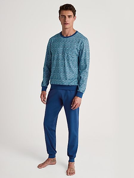CALIDA Pyjama Relax Imprint Herren (2 günstig online kaufen