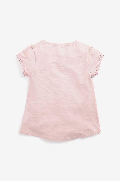 Next T-Shirt T-Shirt mit Blümchentasche (1-tlg) günstig online kaufen