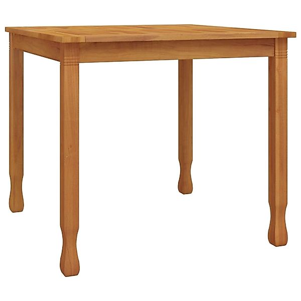 vidaXL Garten-Esstisch 85x85x75 cm Massivholz Teak 316605 günstig online kaufen