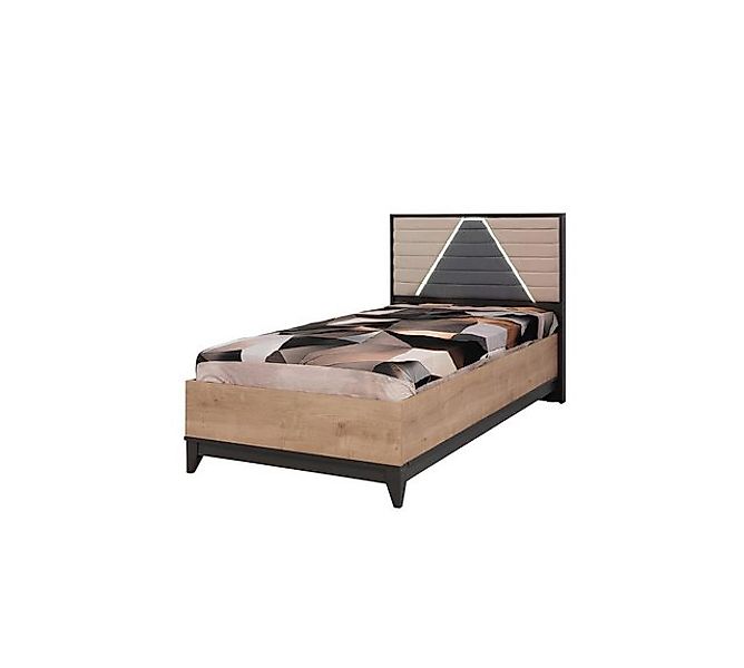 Xlmoebel Bett Braunes Holz Kinderbettgestell für das Kinderzimmer (1-tlg., günstig online kaufen