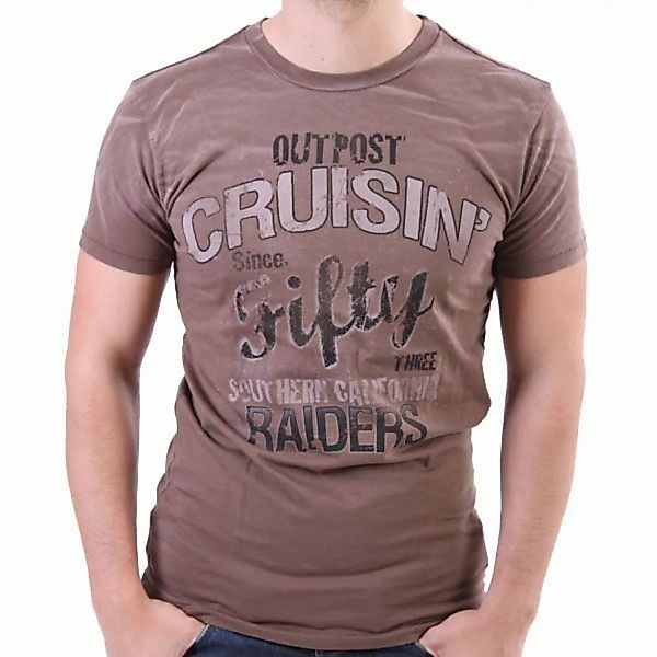 Outpost T-Shirt Men - Cruisin Raiders - Braun günstig online kaufen